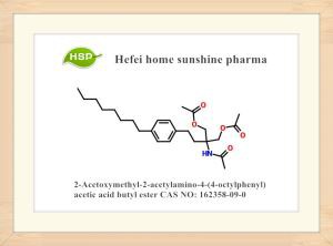 2-Ацетоксиметил-2-ацетиламіно-4-(4-octylphenyl)оцтова кислота Бутил Естер CAS 162358-09-0